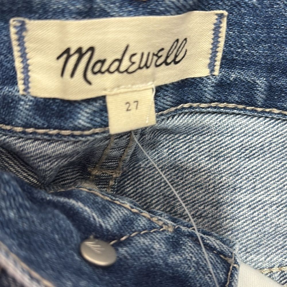 Madewell Baggy Straight Jeans Twisted Seam Edition Women's Size 27 - Picture 9 of 9